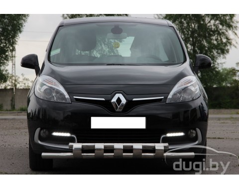 Передняя двойная труба "Tiger" для Scenic.